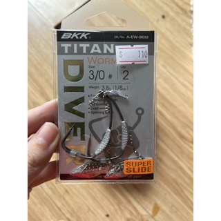 Lưỡi móc mồi mềm BKK Titan Diver