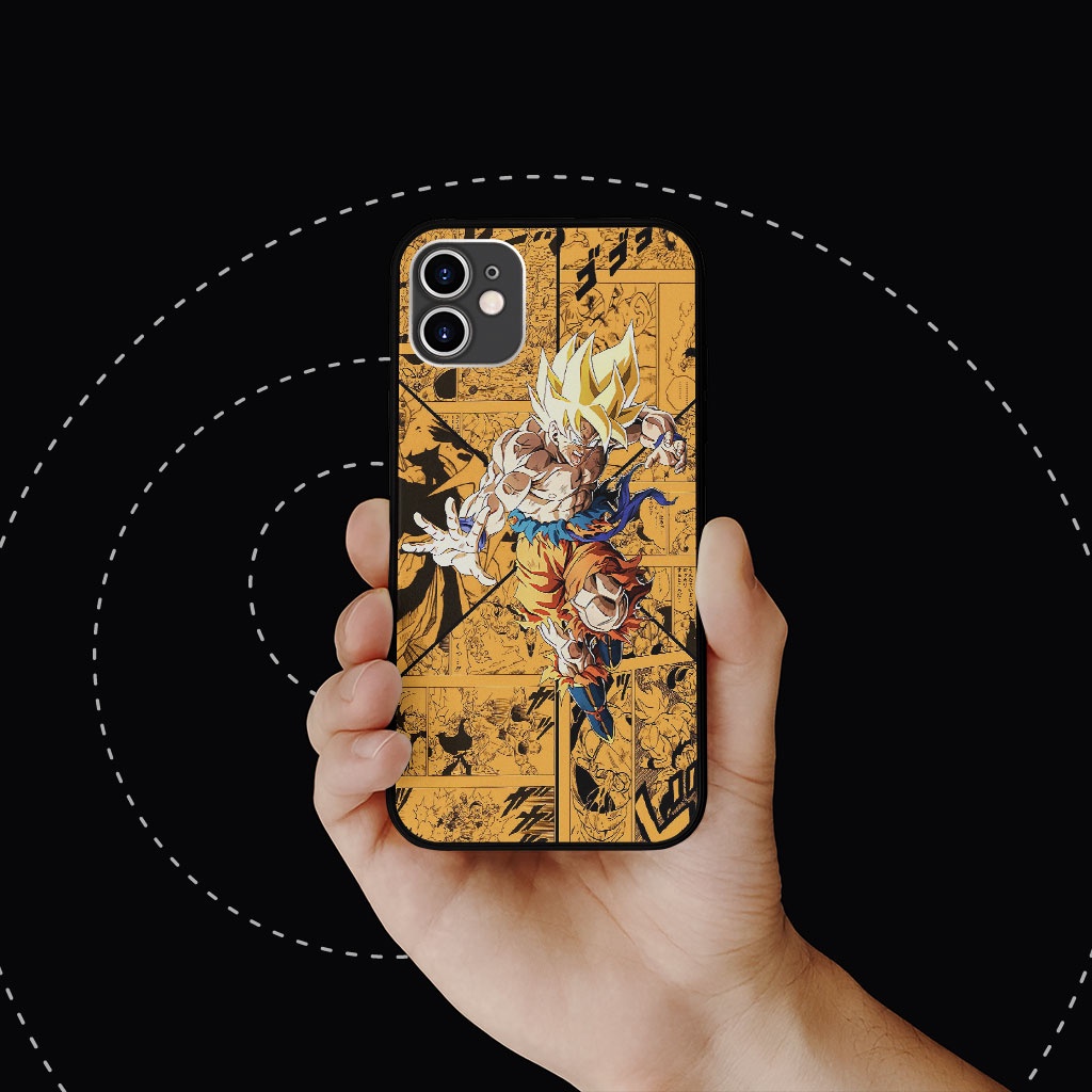 Ốp điện thoại Siêu Xayda Goku Dragon Ball cho Iphone 6 7 8 Plus 11 12 13 Pro Max X Xr TWCPOD0034