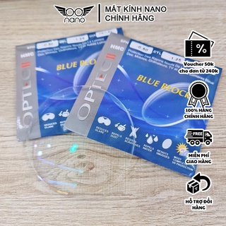 Tròng kính cận chống ánh sáng xanh NANO đổi màu chống tia UV400 cực tốt