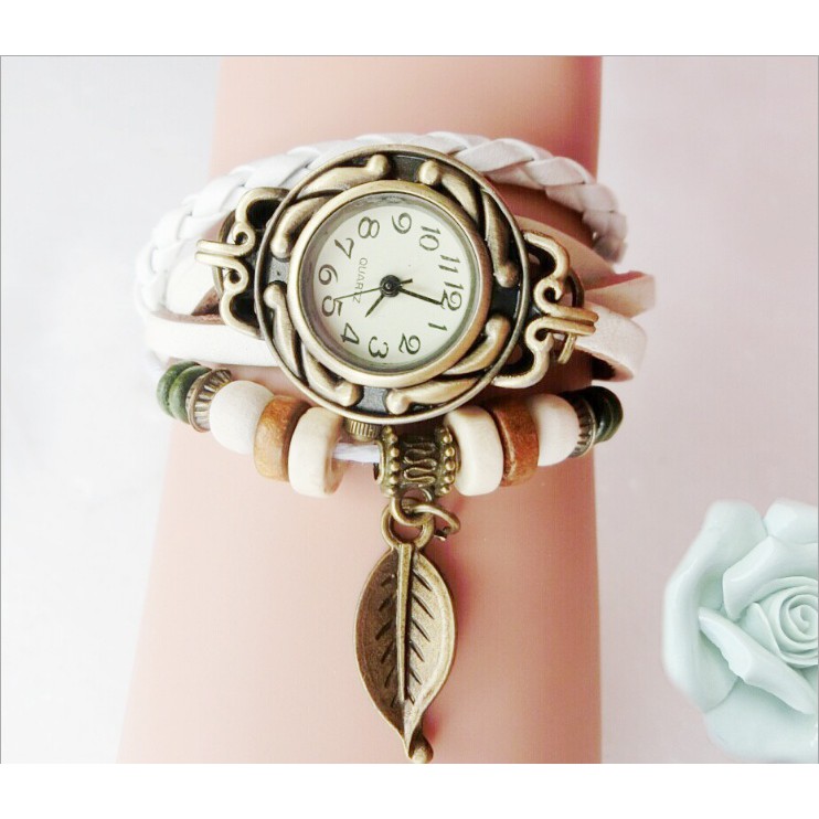 Đồng hồ Nữ Thời Trang Vintage dây giả da GMT01
