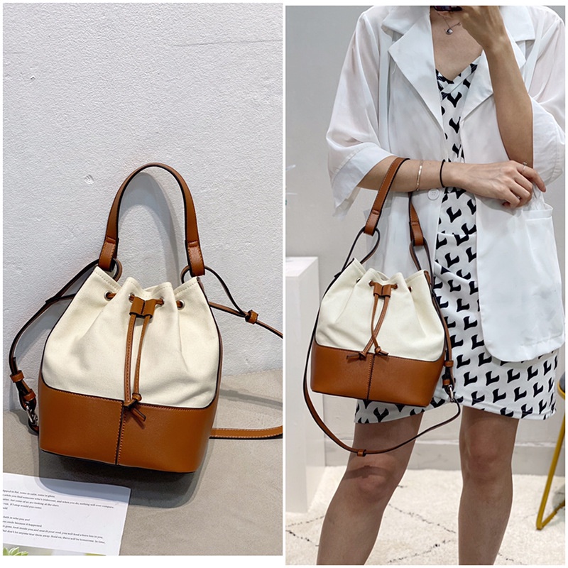 Túi xô IELGY đeo chéo vai phong cách thành thị Hàn Quốc đơn giản cho nữ