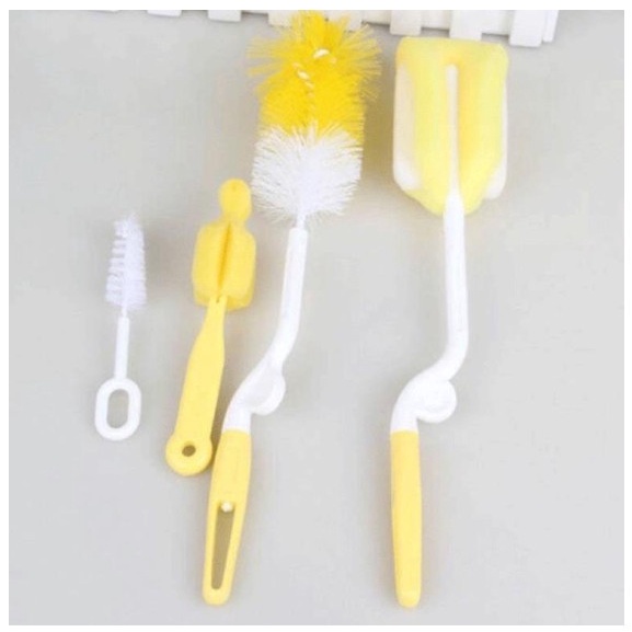 Cọ bình sữa cho bé 4 chi tiết. Cọ bình sữa 4 chi tiết tiện dụng