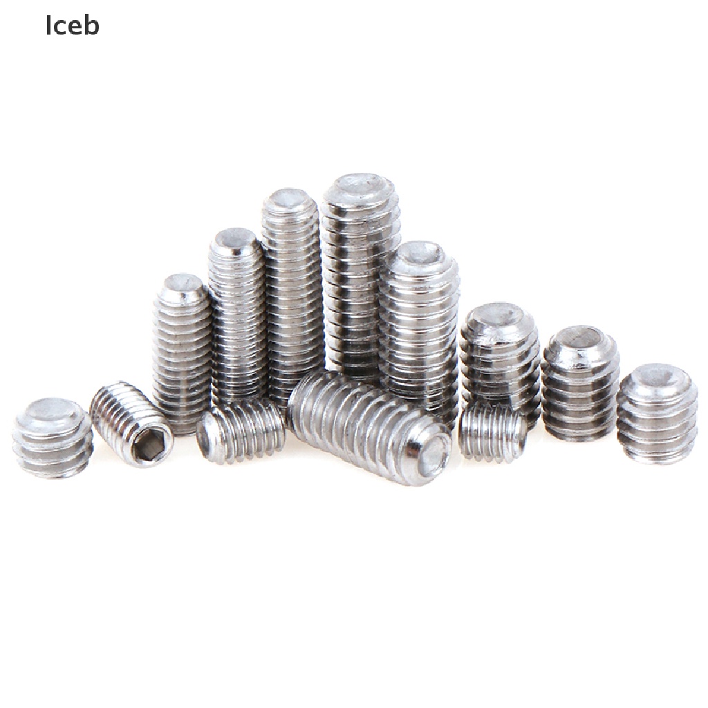 Bộ 50 Ốc Lục Giác Không Đầu M3 M4 2-35mm