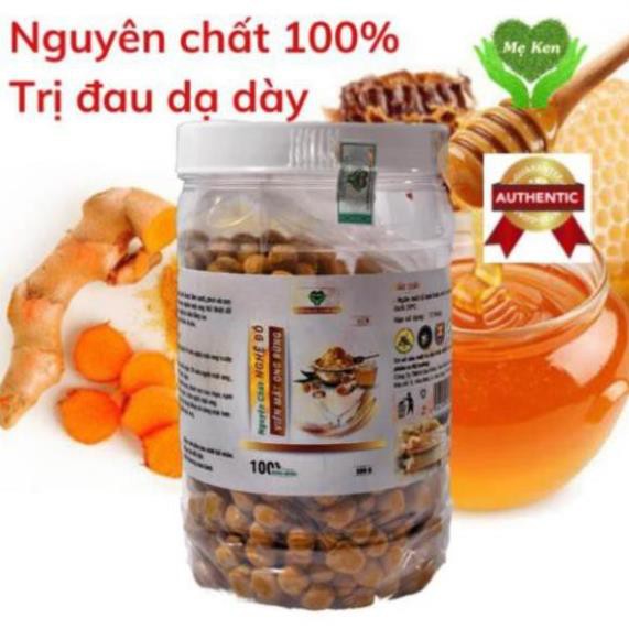 Nghệ đỏ mật ong Mẹ Ken- Viên Nghệ Mật ong rừng nguyên chất- trị đau dạ dày