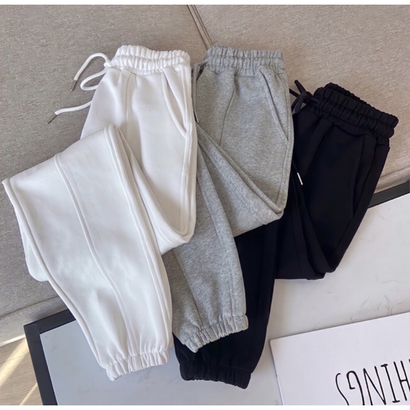 Quần Bom Nỉ Da Cá 🥰FREE SHIP🥰 Quần Jogger Mặc Siêu Tôn Dáng