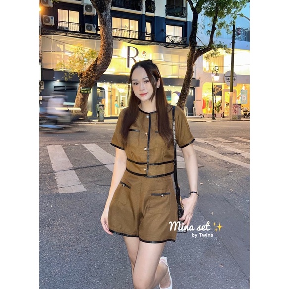 Set đồ nữ chạy viền đen ✨ (Mina set)