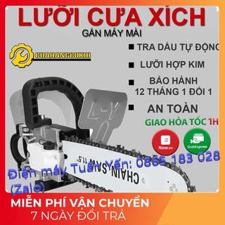 Lưỡi cưa xích gắn máy mài cầm tay - bảo hành 12 tháng