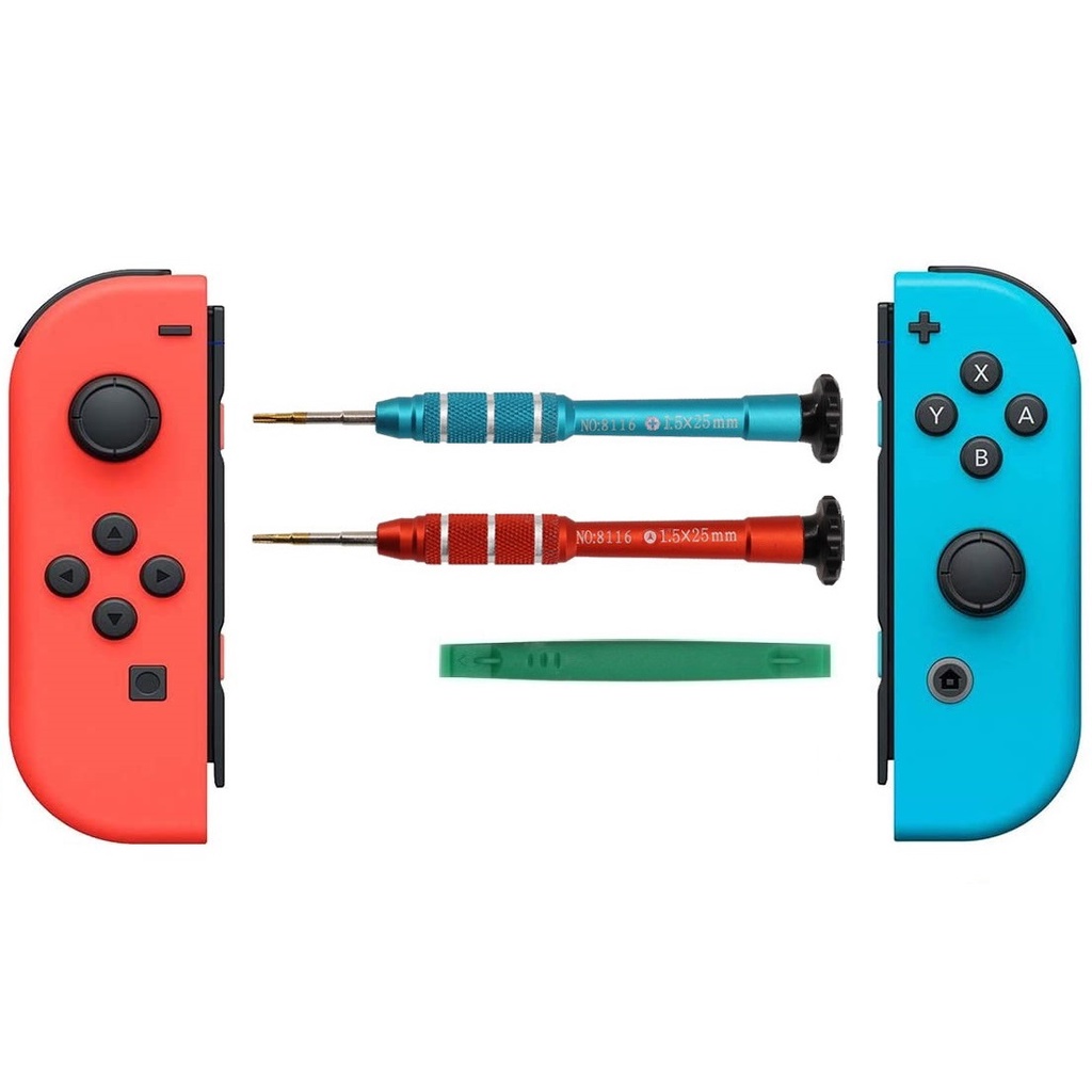 Bộ combo tua vít chữ Y và +  cây nạy và nhíp siêu bền dùng để sửa máy chơi game Nintendo Switch V1-V2/LITE/OLED