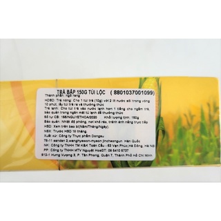 [Hộp 150g (10g x 15 gói)] TRÀ BẮP TÚI LỌC [Korea] DONGSUH Corn Tea Bag Filter