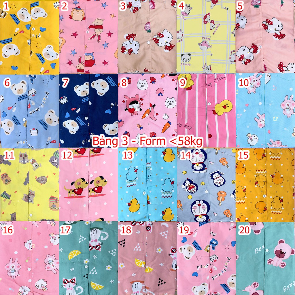 [Mã WA2410 giảm 10k đơn 99k] [PHẦN 2] Đồ Bộ Pijama Kate Thái - Ko Viền Form Dưới 58kg | BigBuy360 - bigbuy360.vn