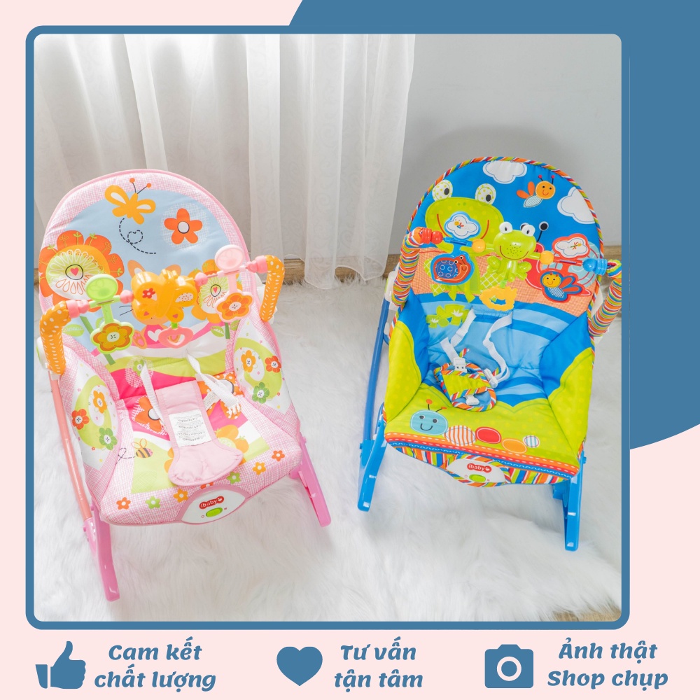 FREE SHIP !!! Ghế rung cho bé có nhạc và bập bênh cao cấp chính hãng