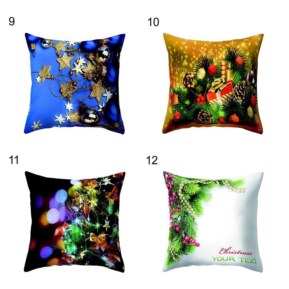 Bao gối vuông 18 Inch trang trí Giáng sinh