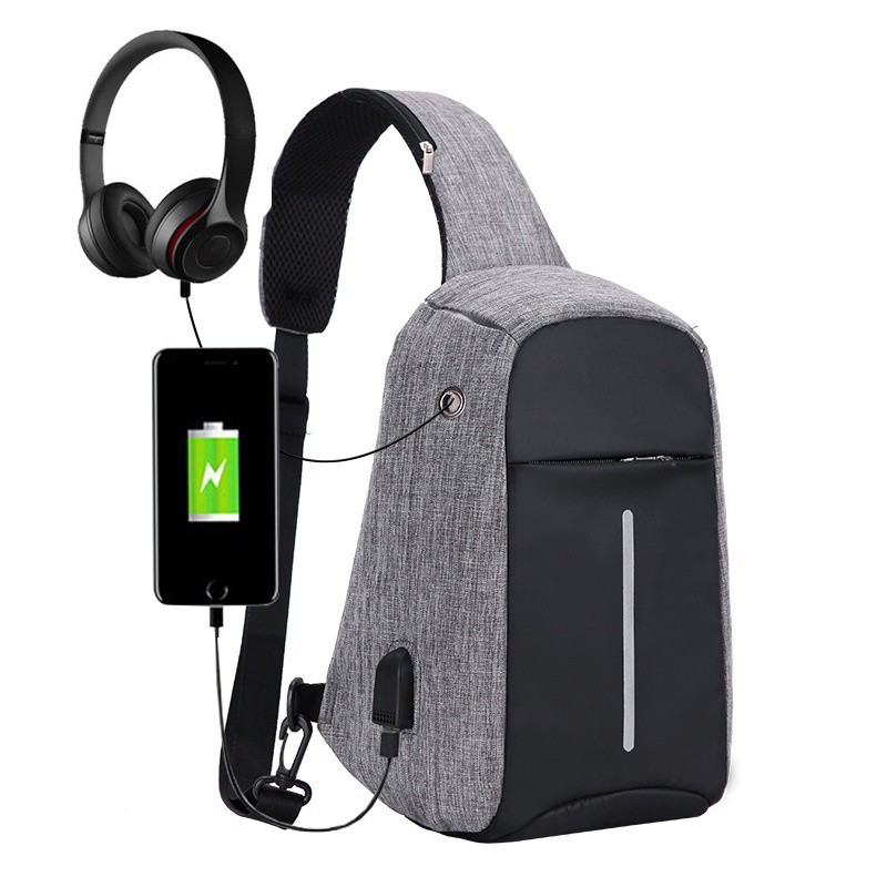 Upgraded version Túi đeo trước ngực chống thấm nước thời trang cho nam | BigBuy360 - bigbuy360.vn