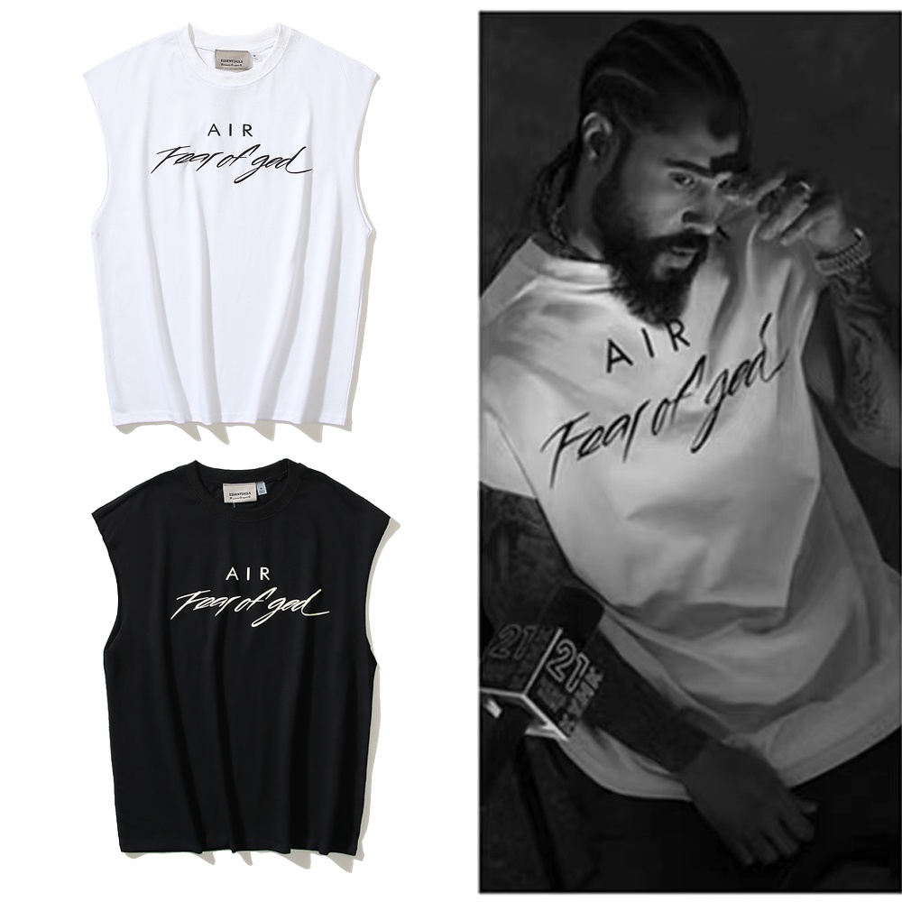Áo Thun Tay Ngắn In Chữ Fear OF GOD FOG Joint Cá Tính Cho Nam Và Nữ