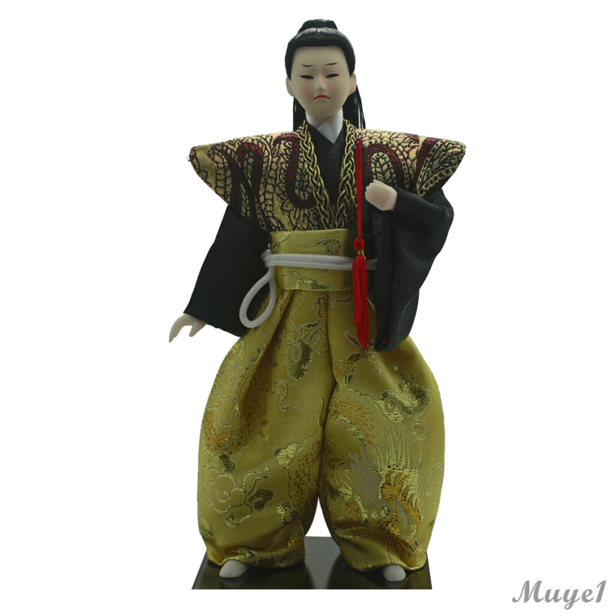 Đồ trang trí Búp Bê Samurai Mặc Kimono 12inch 30cm