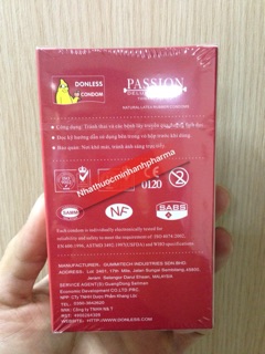 Bao cao su Passion Deluxe Condom ( Hộp 10 chiếc )