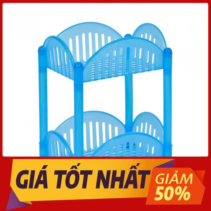 Kệ Kiểu 3 Tầng Đa Năng Nhựa Việt Nhật - kệ đựng đồ đa năng - tiết kiệm không gian