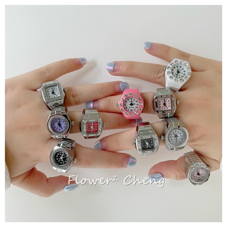 Nhẫn đồng hồ 19A1390 bằng kim loại có thể tùy chỉnh cao cấp phong cách hip hop cá tính