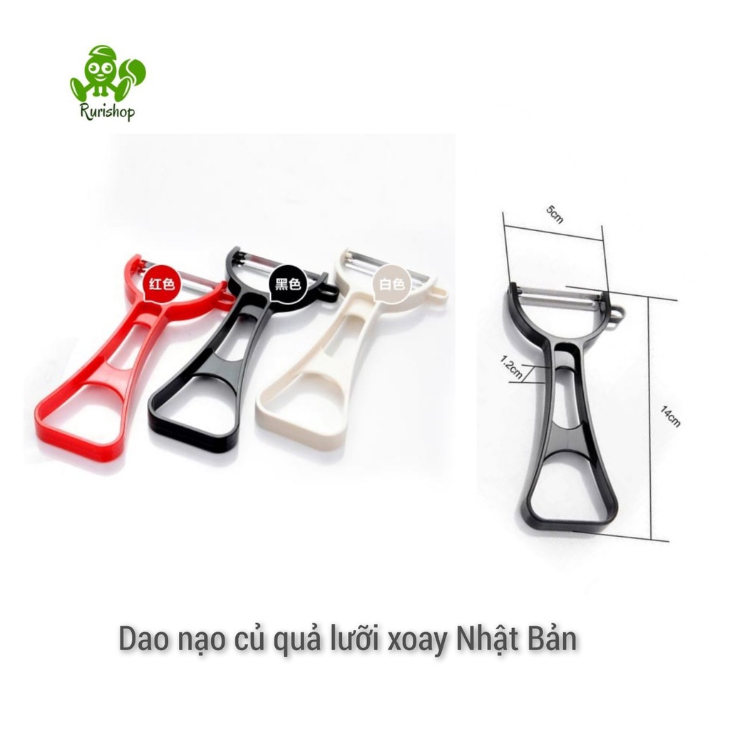 dụng cụ nạo củ quả lưỡi xoay Nhật Bản