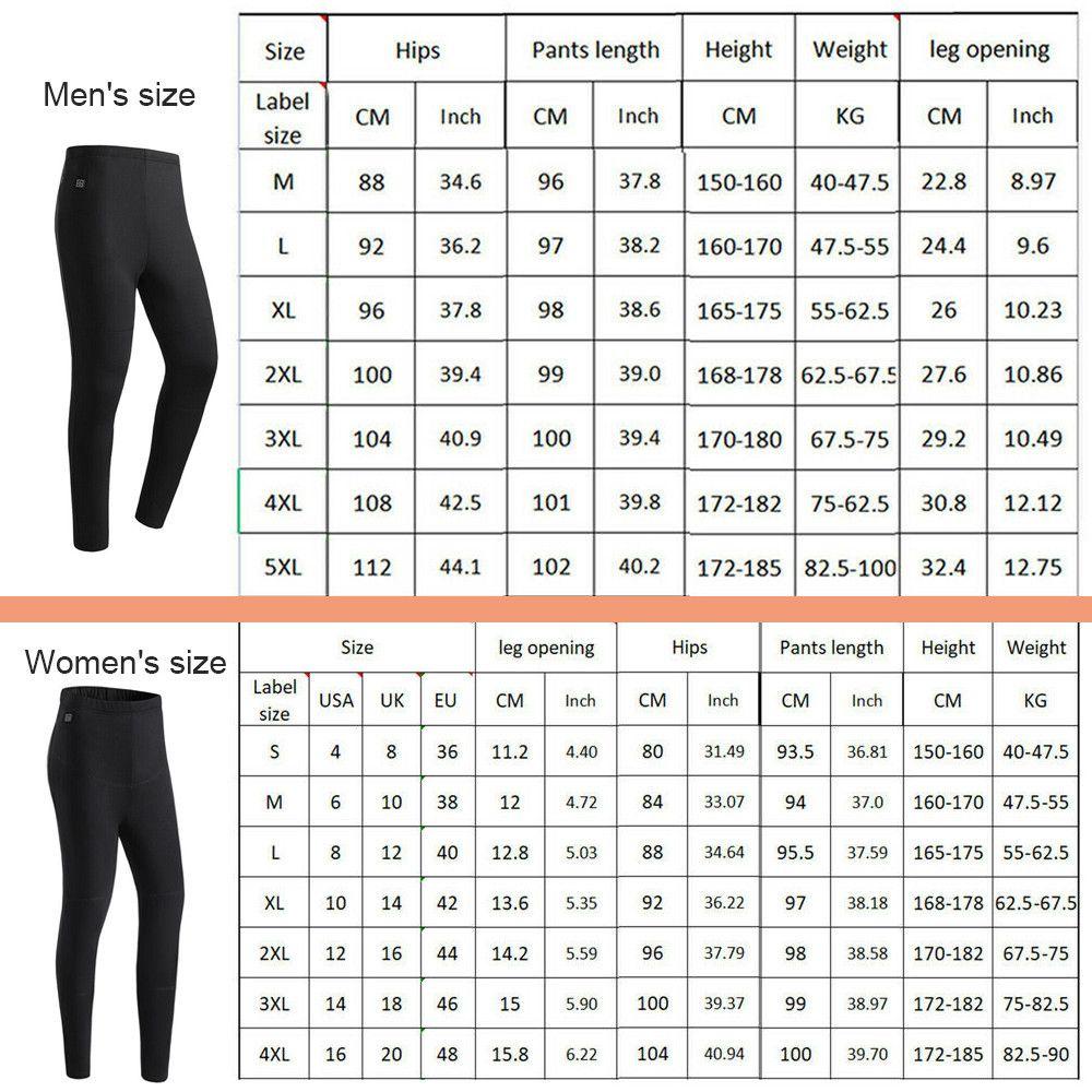 NIUYOU Quần Legging Giữ Ấm Chạy Điện USB Thời Trang Mùa Đông Dành Cho Nam Và Nữ