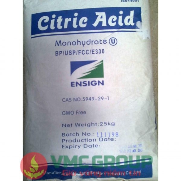 CHẤT TẠO ĐỘ CHUA ACID CITRIC MONOHYDRATE