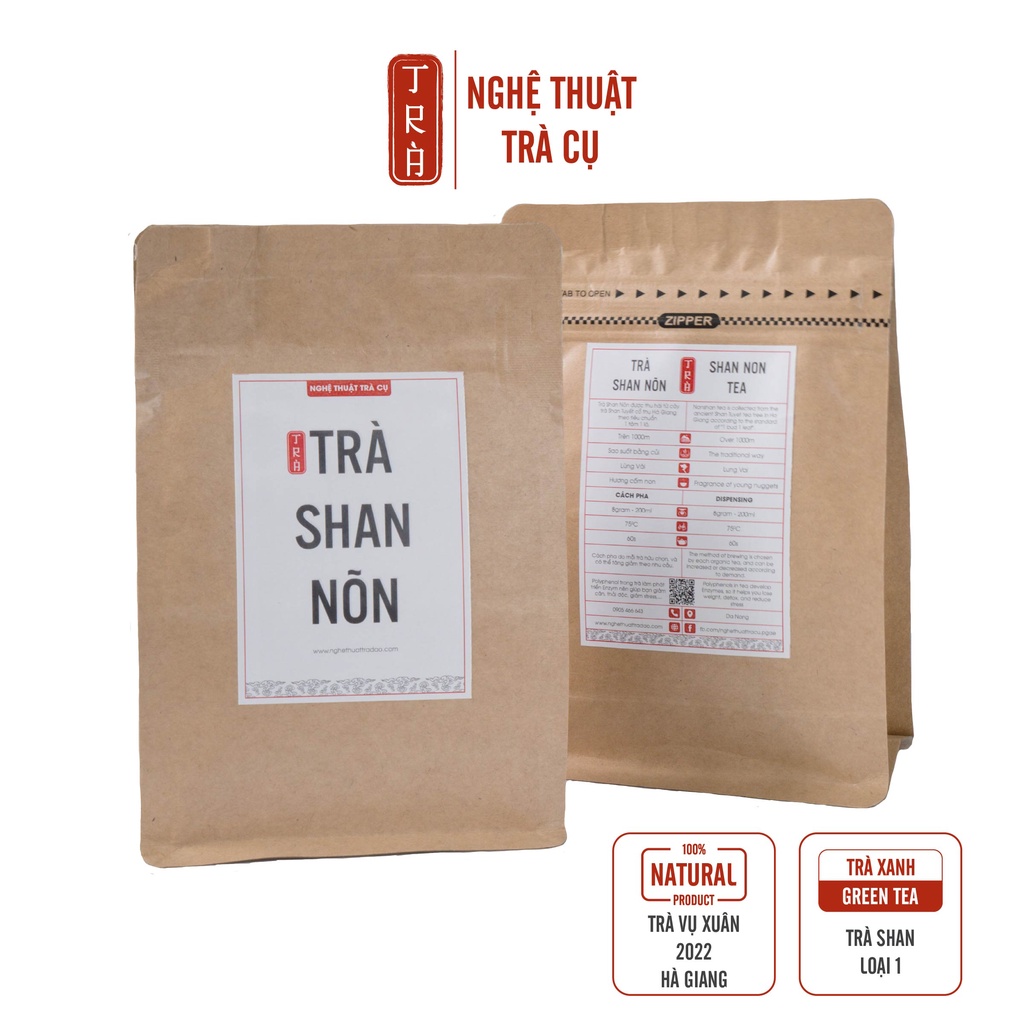 Trà Shan Nõn - Phẩm trà ngon nhất trong 5 năm vừa qua !!! - đóng gói 100 gram
