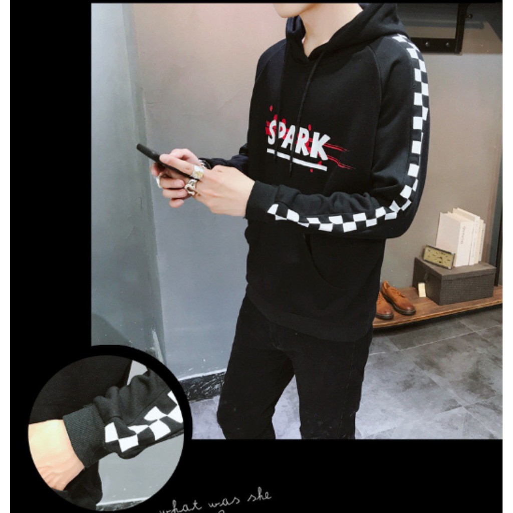 Áo hoddie nam nữ nỉ ngoại cao cấp SPARK | BigBuy360 - bigbuy360.vn