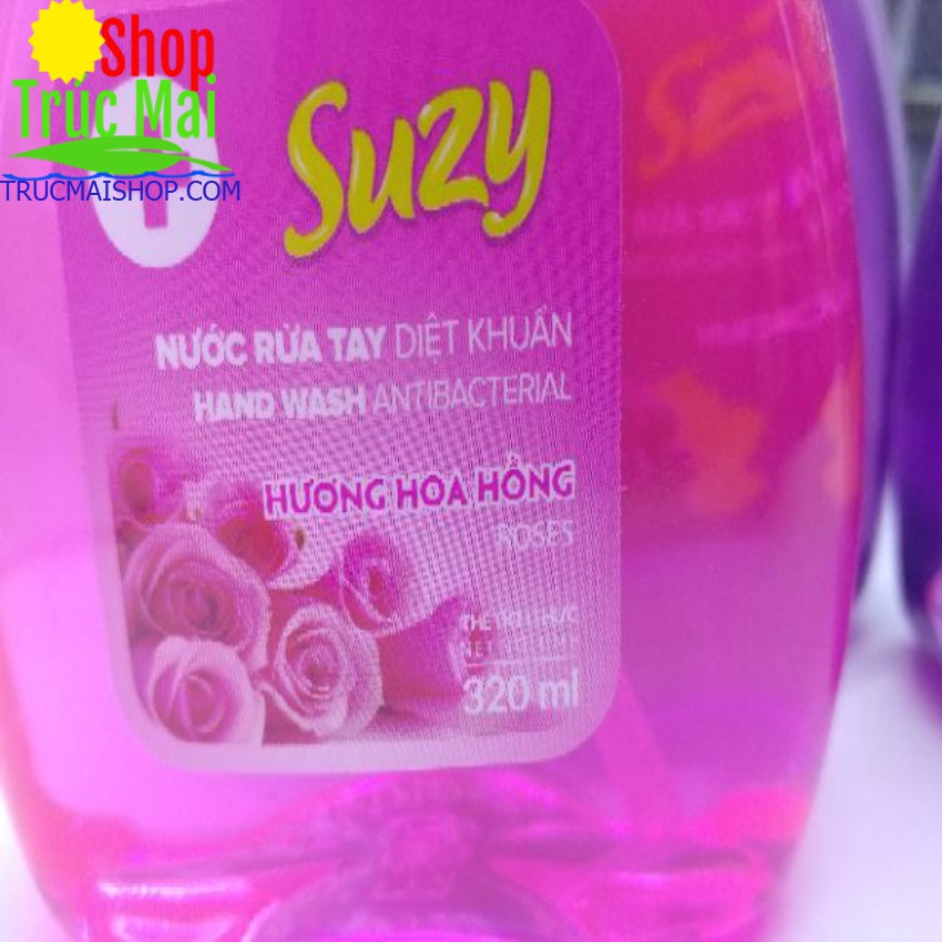 {Chính hãng} Nước rửa tay diệt khuẩn Suzy dung dịch 320ml