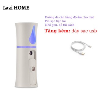 [XẢ KHO 3 NGÀY] Máy phun sương, máy xông mặt, may phun suong chăm sóc da mặt loại tốt Lazi HOME - Chống lão hóa da.