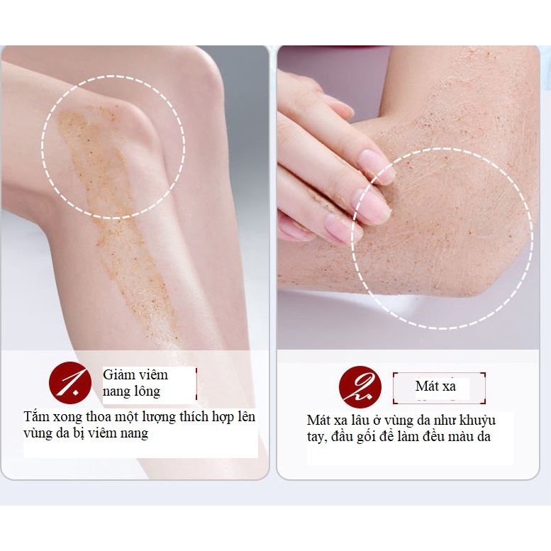 Hũ tẩy da chết hoa sen hạnh nhân giảm viêm nang meiking | BigBuy360 - bigbuy360.vn