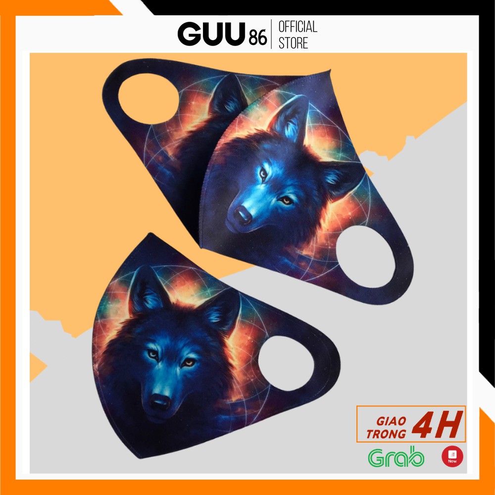 Khẩu trang Poly cao cấp in 3D ngăn bụi mịn, kháng khuẩn, chống giọt bắn