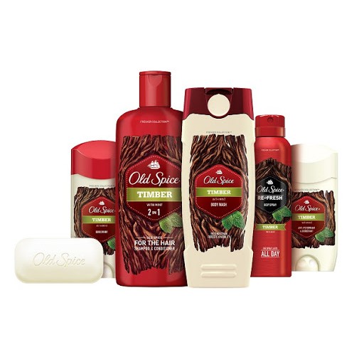 Sữa Tắm Old Spice Timber With Sandalwood 473ml - Chính hãng Mỹ