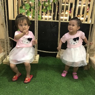 Set váy kitty 2 chi tiết cho bé gái