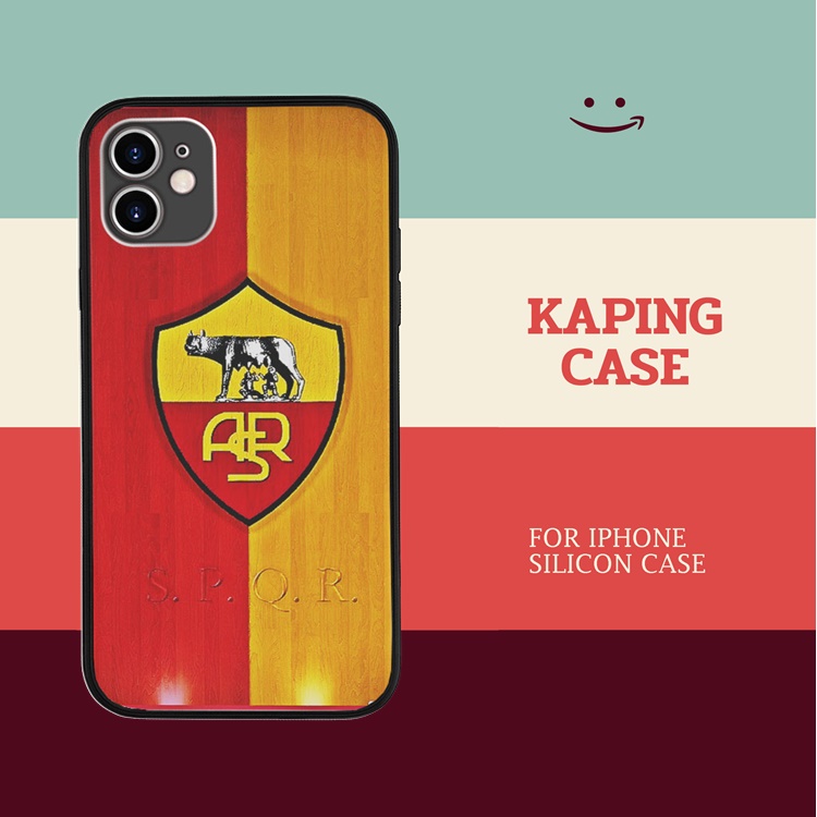Ốp Điện Thọai XS MAX siêu sang đẹp In Hình AS Roma KAPING 5S/6/6Plus/6S/6SPlus/7/7Plus/8/8Plus/X/Xs/XsM FOO20211625