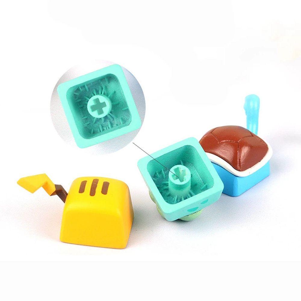 Bộ Nút Bàn Phím R4 Họa Tiết Hoạt Hình Pokemon Cho Cherry MX