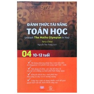 Sách: Đánh Thức Tài Năng Toán Học 4 - Sách tham khảo cho trẻ 10-12 tuổi