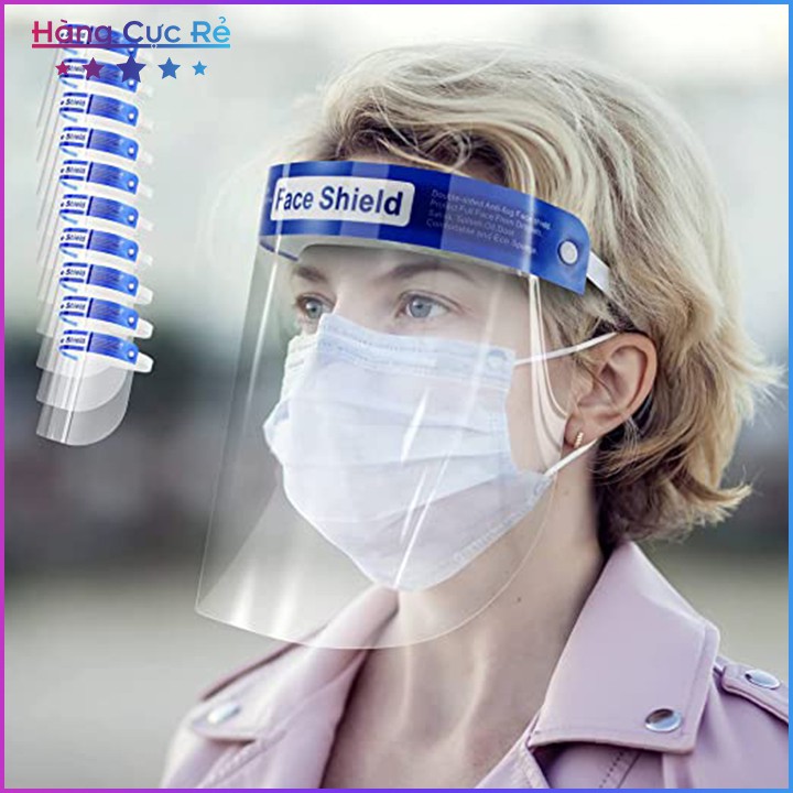 Mặt Nạ Bảo Vệ Chống Bụi, Vi Vhuẩn Face Shield - Shop Hàng Cực Rẻ