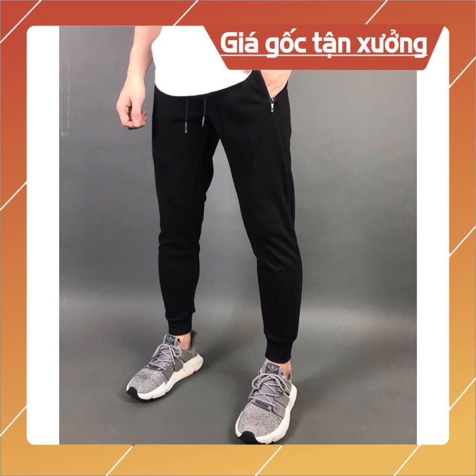 Quần Jogger Thun Nam Trơn Túi có Khóa Kéo 1992 Boutique