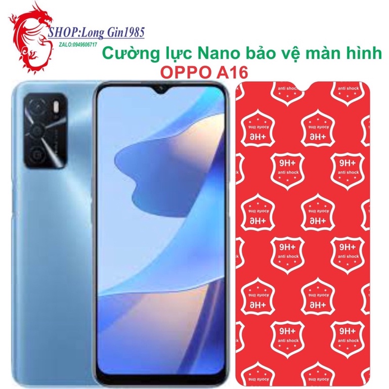 Oppo A16 Cường lực dẻo Nano chống va đập chống trầy xước