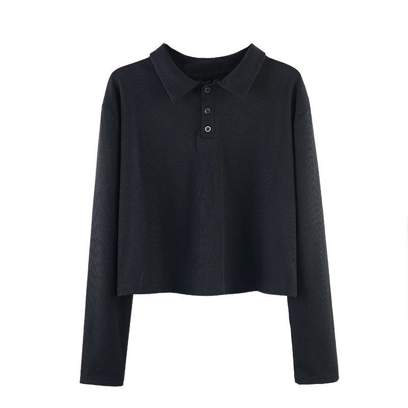 Áo polo Tay Dài Phong Cách Hàn Quốc áo phông nữ JL-TX-03