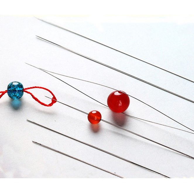 Set 2 kim xỏ hạt làm trang sức thủ công chuyên dụng