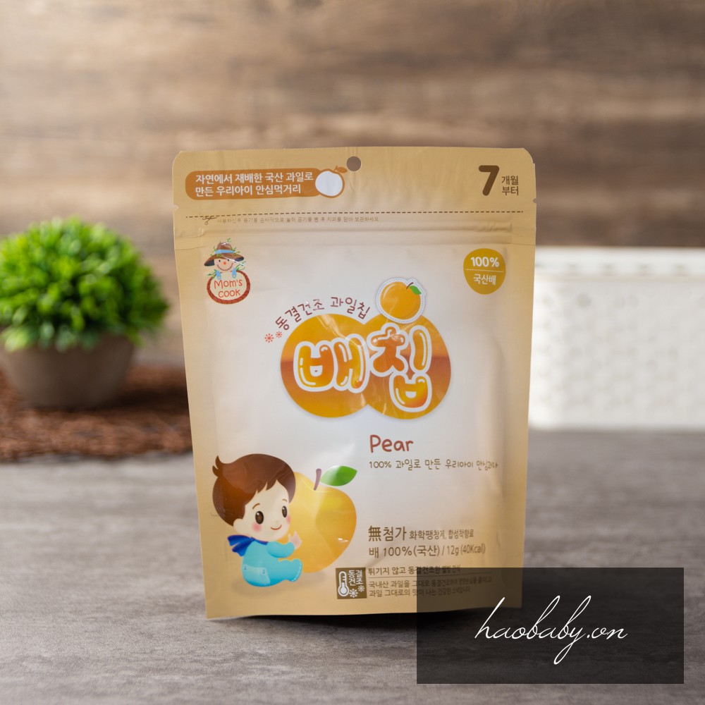 Trái Cây Sấy Lạnh Mom Cook cho bé ăn dặm