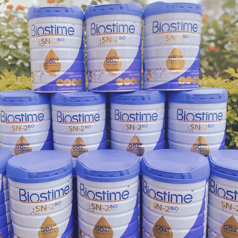 Sữa Dê Biostime Ultra Goat số 1 date 09/24 cải thiện tiêu hóa tăng cường hấp thu cho bé 800g