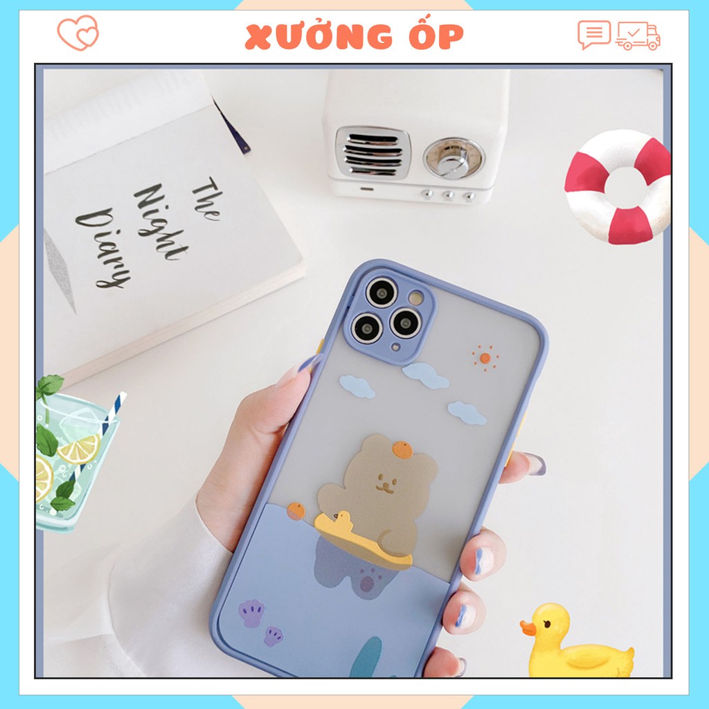 Ốp Lưng Samsung Cute E35 (xanh đậm) J7 Prime A10 A10s J2 Prime A70 A20 A50 A30s A50s A30 A11 A71 A31 A51 A21s A52 A72