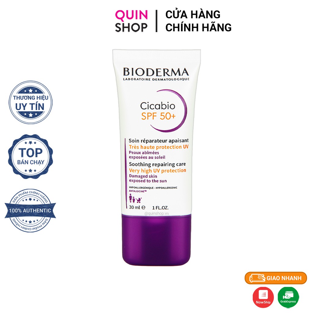 Kem Chống Nắng Cho Da Bị Tổn Thương Bioderma Laboratoire Dermatologique Cicabio SPF 50+