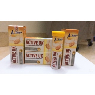 Viên sủi ACTIVE UK Bổ sung Vitamin và khoáng chất