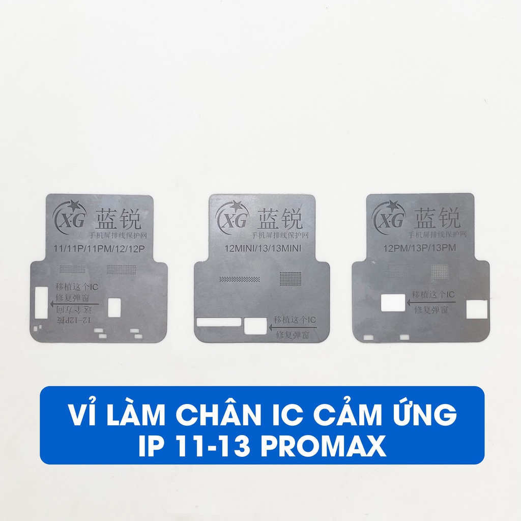 Bộ 3 vĩ làm chân IC cảm ứng iphone 11 - 13PM