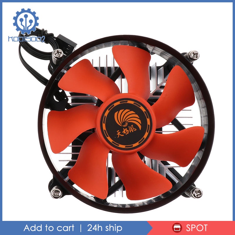 1 Gói 2 Quạt Tản Nhiệt Làm Mát CPU Cho Intel Socket 1150