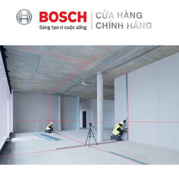 [HÀNG CHÍNH HÃNG] Máy Cân Mực Laser Bosch GLL 3-80 (Tia Đỏ)