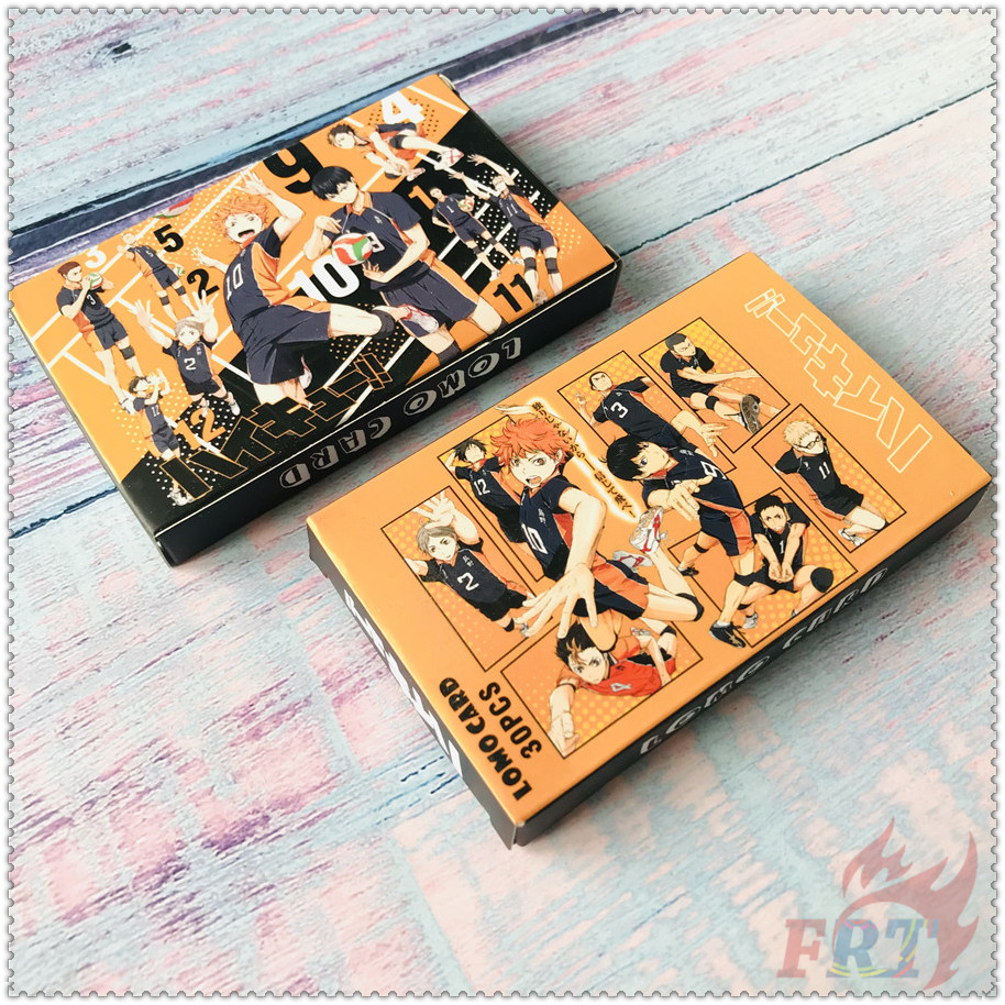 Hộp 30 Cái/ Hộp ✪ Haikyuu!! - Thẻ Hình Anime ✪ Bưu Thiếp Mini Kích Thước 5.5cm*8.8cm Dùng Làm Quà Tặng